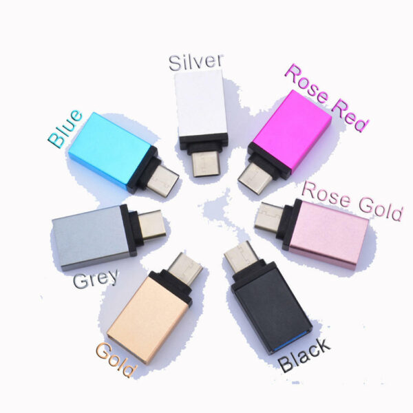 Premium USB 3.1 Type-C to USB 3.0 Adapter – OTG Data Connector & Fast Charging - Image 3