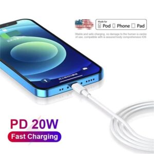 PD USB Type C for iPhone Fast Charging cable