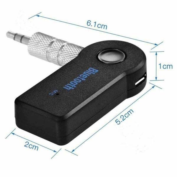 Wireless Bluetooth 3.5mm AUX Audio Adapter – Car & Home Stereo Music Receiver - Image 5