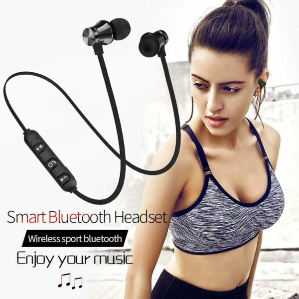 Bluetooth 5.0 Wireless Headphones – In-Ear Sport Earphones with Magnetic Design - Image 2