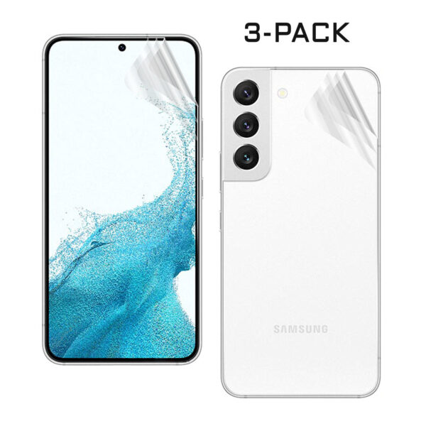 Samsung Galaxy S22, S22+, S23 Ultra – Full Cover Soft Hydrogel HD Clear Screen Protector