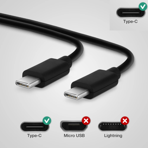 USB-C to USB-C Fast Charging Cable – Heavy Duty, High-Speed Data Sync for iPhone 15 Series - Image 4