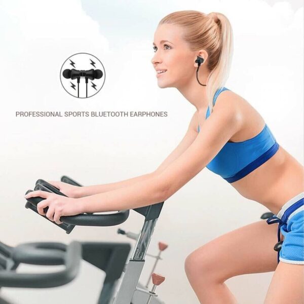 Bluetooth 5.0 Wireless Headphones – In-Ear Sport Earphones with Magnetic Design - Image 3