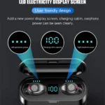LED display earphones