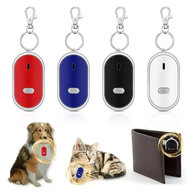 Lost Key Finder Whistle flashing and beeping to locate lost keys-seller-tree-uk