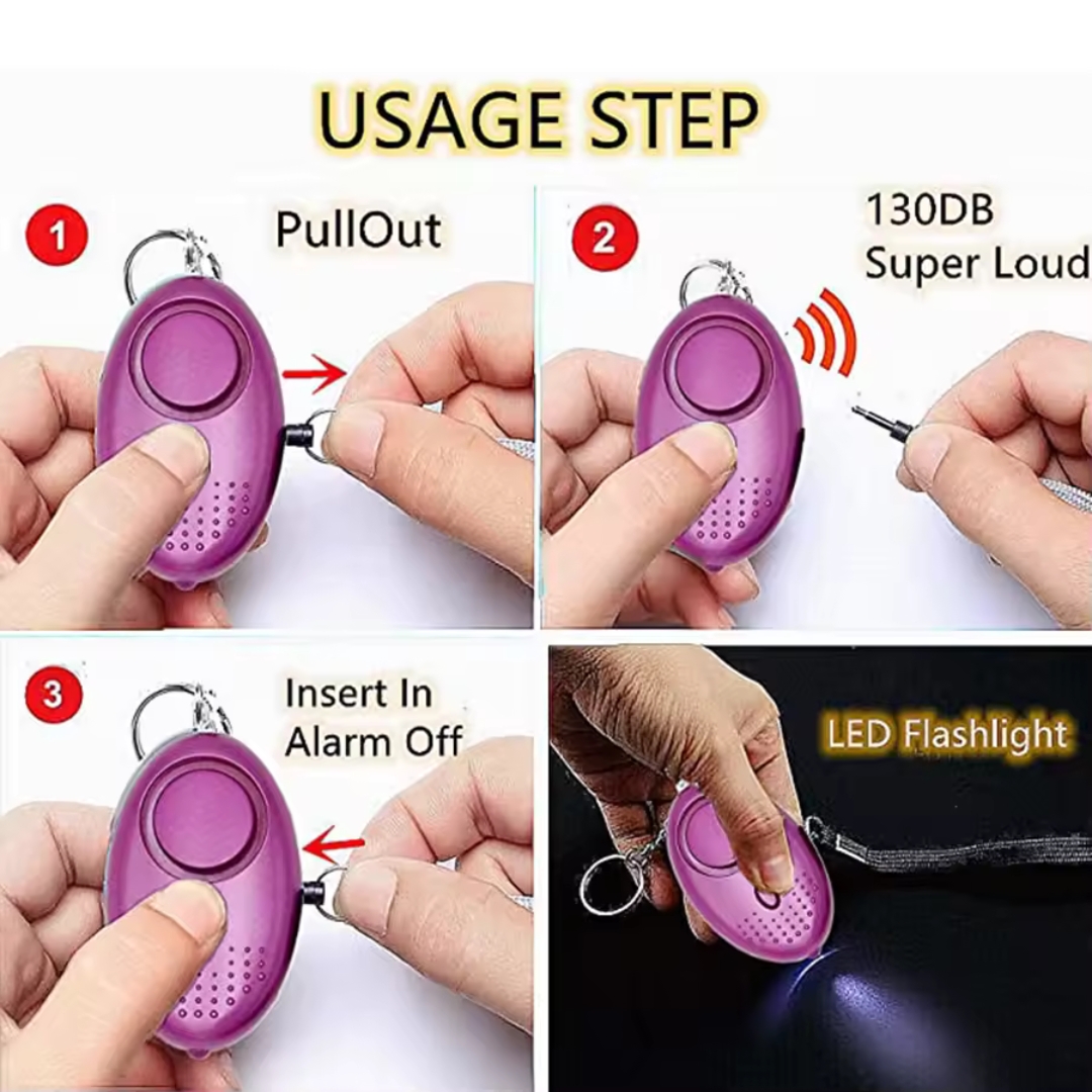 Self defense alarm 130db