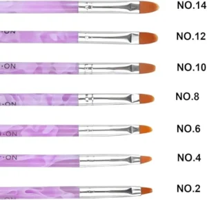 brush set for nails