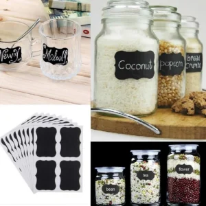 chalkboard stickers for jars