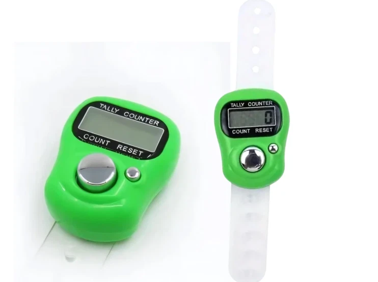 digital finger counter green