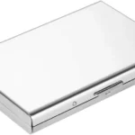 metal wallet white