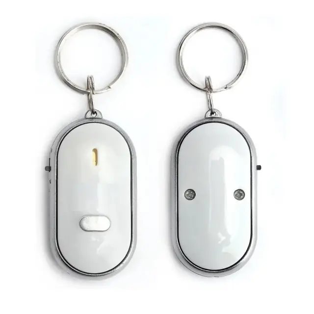 Lost Key Finder Whistle | Beeping Locator Keychain LED Torch