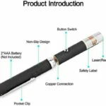 specification of laser pointer