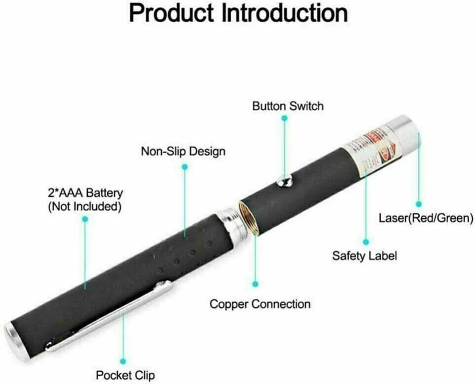 specification of laser pointer