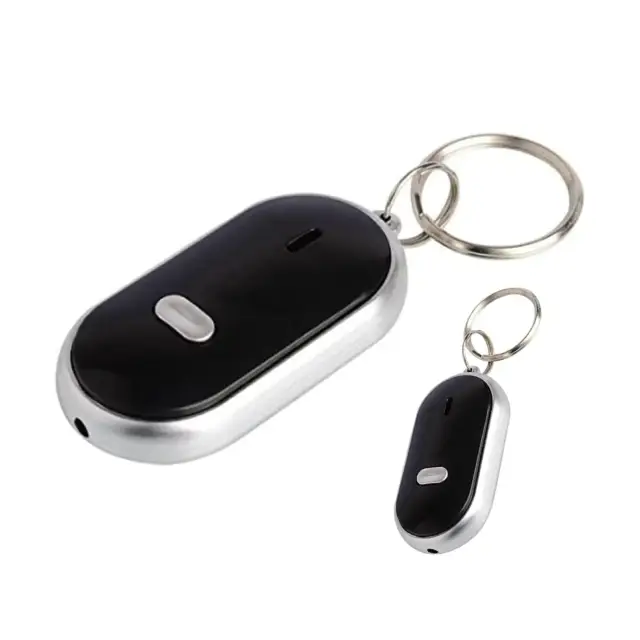 Lost Key Finder Whistle | Beeping Locator Keychain LED Torch