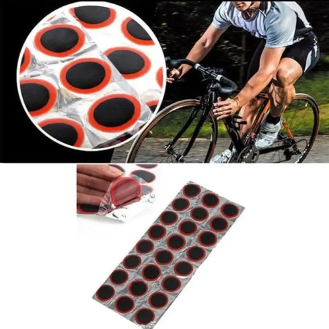 48pcs bicycle tyre repair patch kit UK