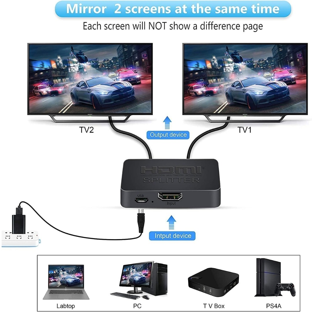4k hdmi splitter 1 in 2 out (1)