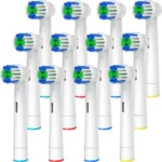 Electric toothbrush heads compatible with oral b