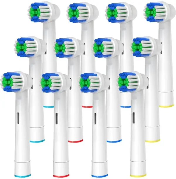 Electric toothbrush heads compatible with oral b