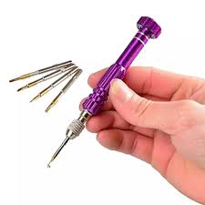 Precision Screwdriver Set in purple color