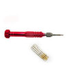 Precision Screwdriver Set in red color