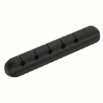 Silicone Cable Management Clips in black color
