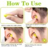 Soft foam earplugs (3)