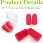 Soft foam earplugs (4)