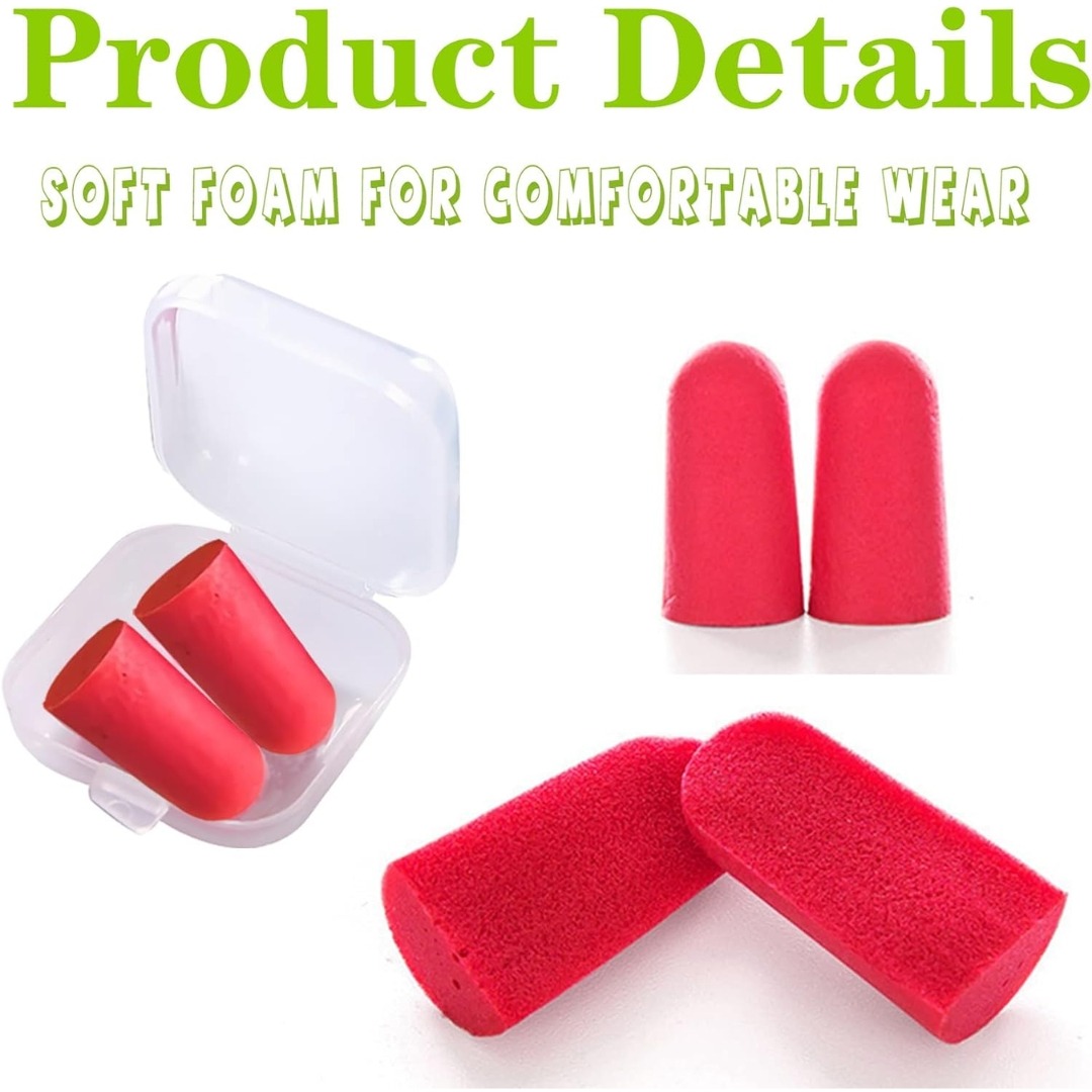 Soft foam earplugs (4)