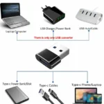 USB C to USB charging adapter UK,