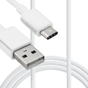 White USB-C Charging Cable