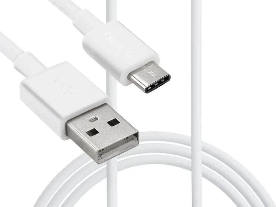 White USB-C Charging Cable