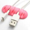 cable holder clip in pink color