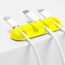cable holder clip in yellow color