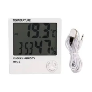 digital temperature clock