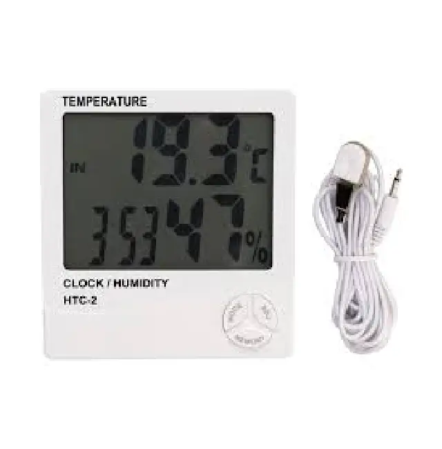 digital temperature clock