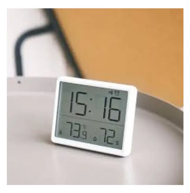 room temperature clock