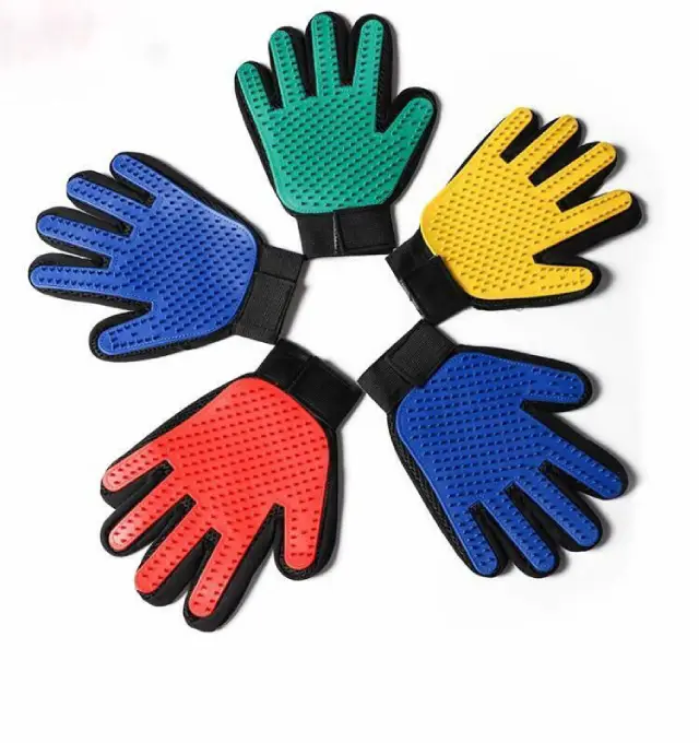 dog grooming glove