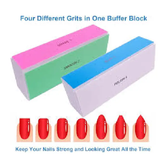 Nail Buffer Block – 4 Way Nail Buffer for Smooth, Shiny Nails – Best Selling Product in UK