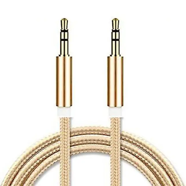 gold plated AUX cable UK