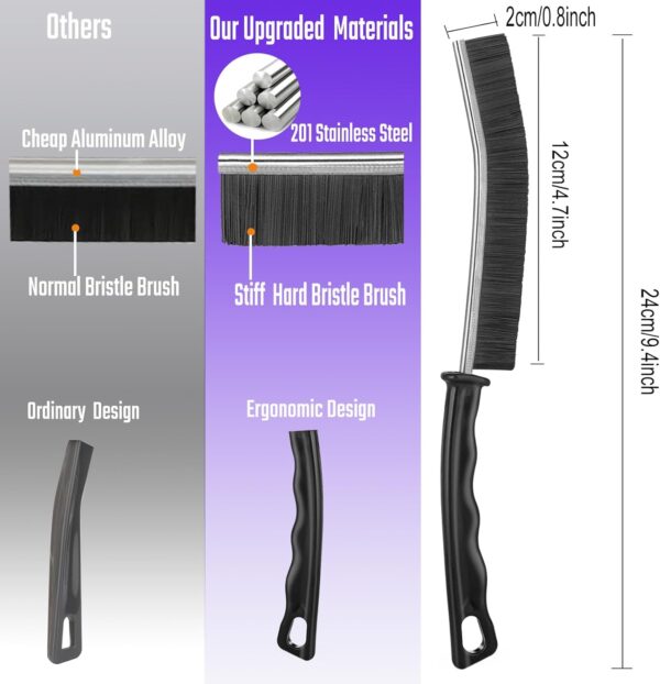 hard bristle crevice cleaning brush 1