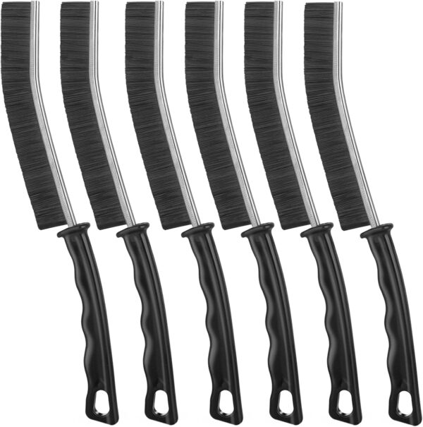 hard bristle crevice cleaning brush