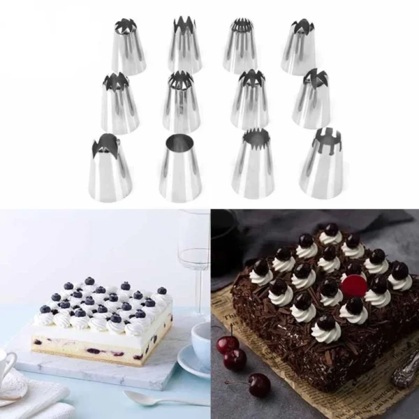 large icing piping tips set 3