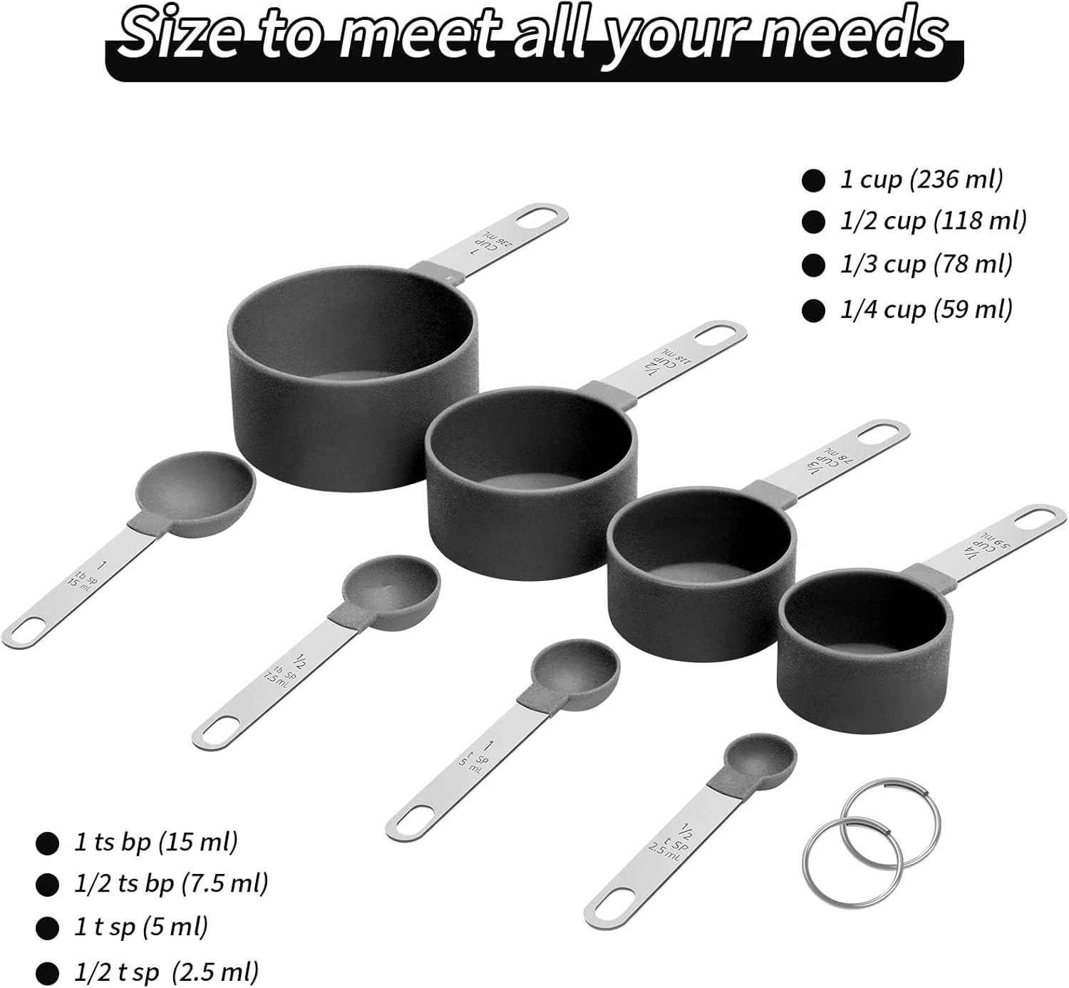 measuring cups and spoons set 4