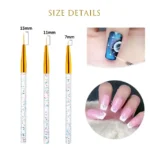 nail painting brushes