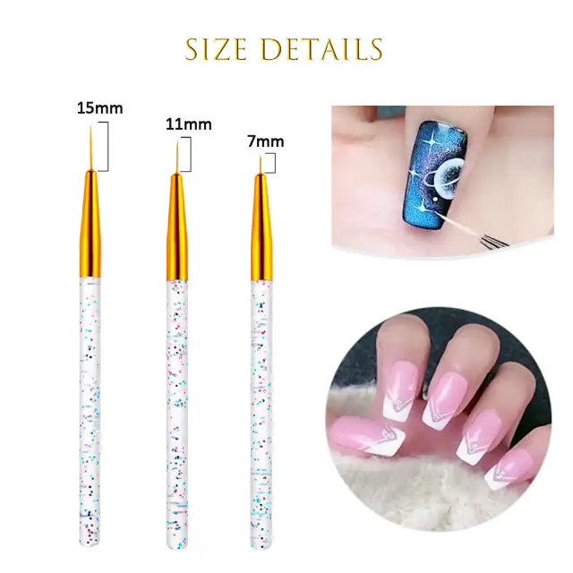 nail painting brushes