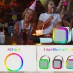 party speaker with microphone