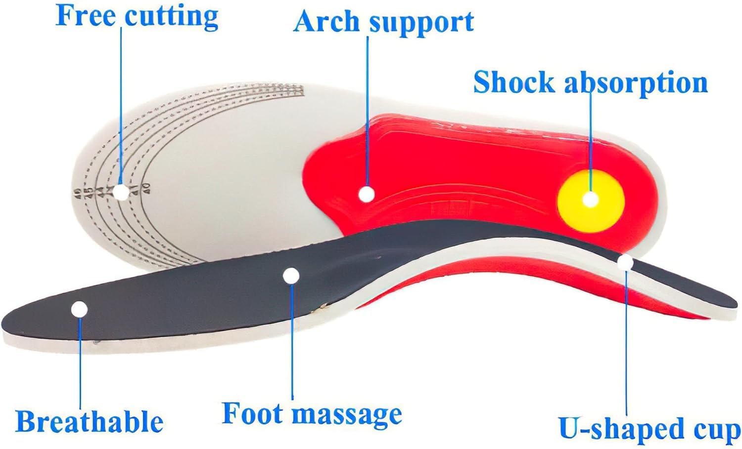 plantar fasciitis relief shoe insoles 1