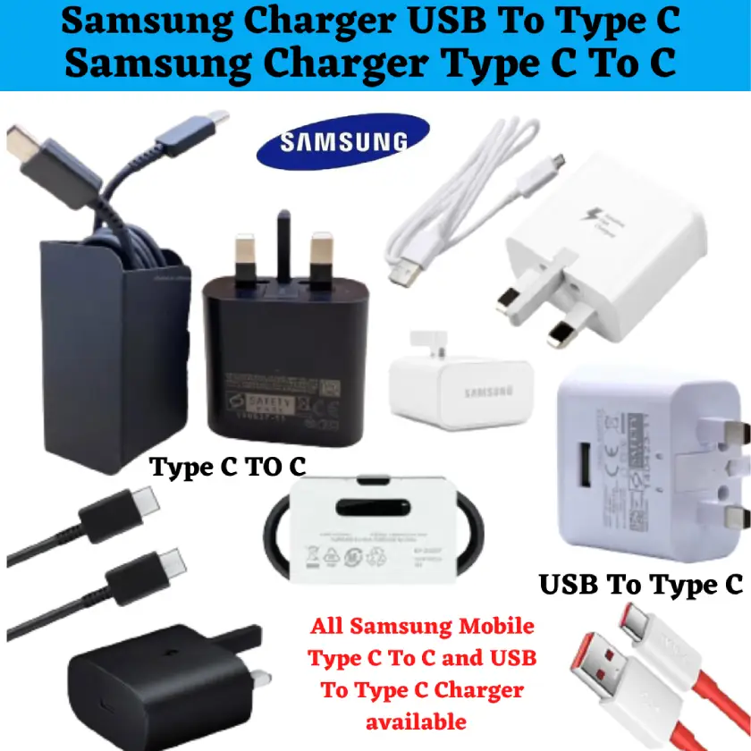 Original USB-C Cable for Samsung Galaxy S20 Ultra 5G with Fast Charging and Data Transfer (Black 3M) – Best Selling Product in UK