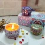 scented candle tin jars