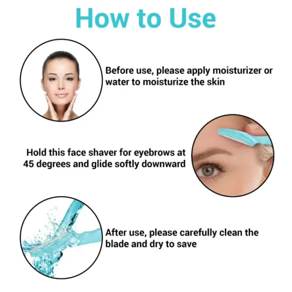 stainless steel eyebrow razor UK